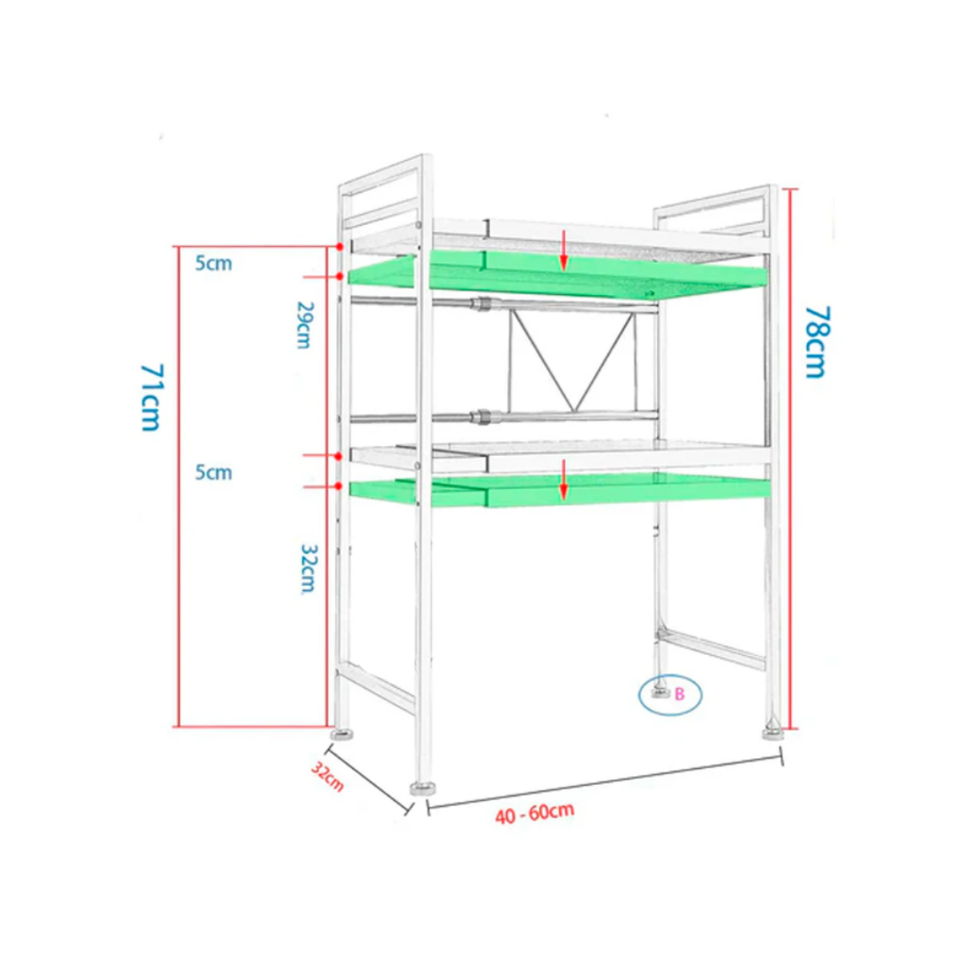 ESTANTE PARA MICOONDAS SMARTRACK®